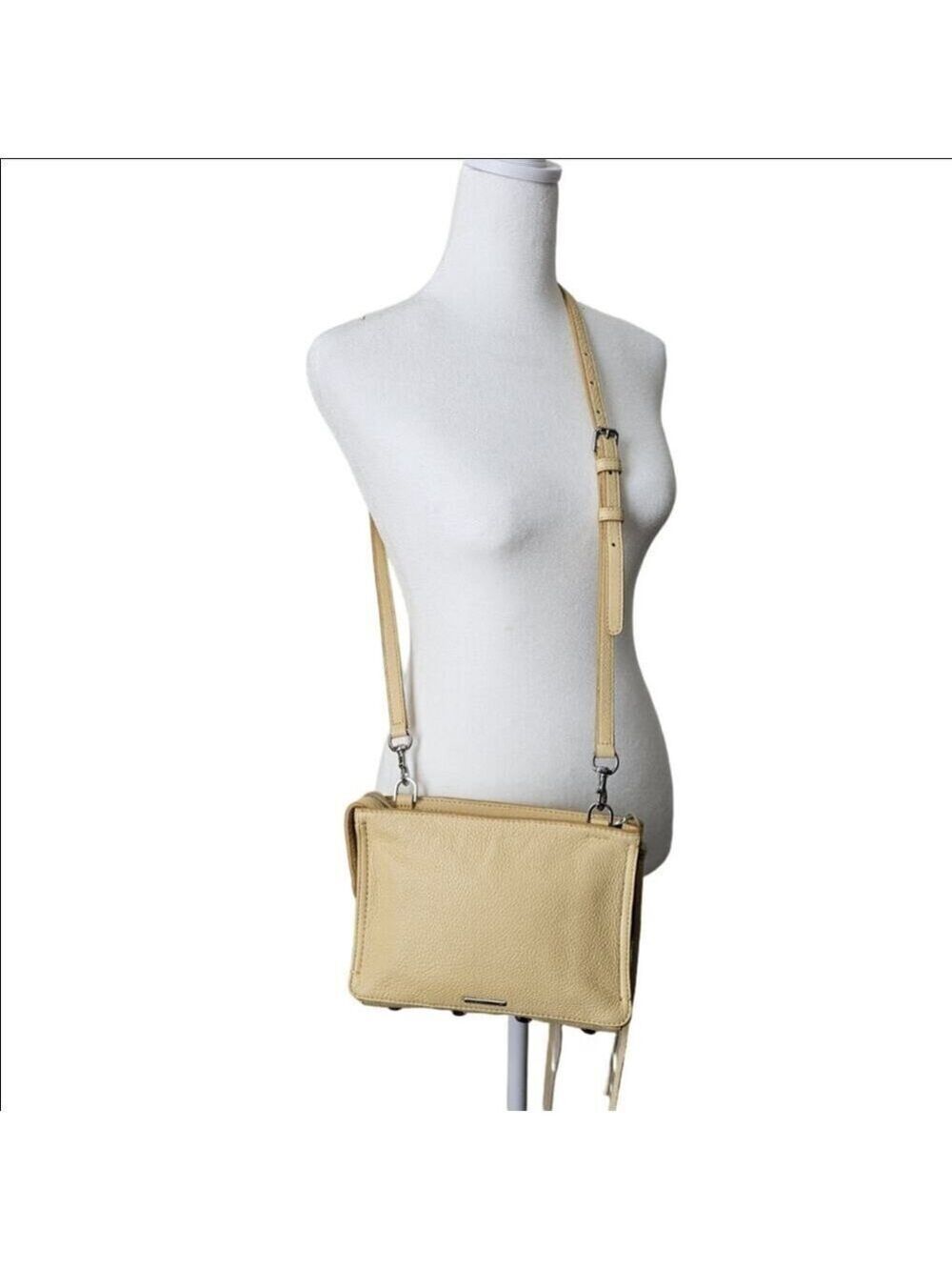 Rebecca Minkoff Yellow Leather Regan Crossbody Bag